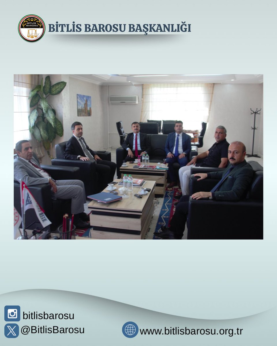 Bitlis Cumhuriyet Başsavcılığı tarafından,Bitlis Denetimli Serbestlik İl Müdürlüğü’nde  gerçekleştirilen “Koruma Kurulu” toplantısına baromuzu temsilen Başkan Yardımcımız Av.M.Emin ACAR katılım sağlamıştır.