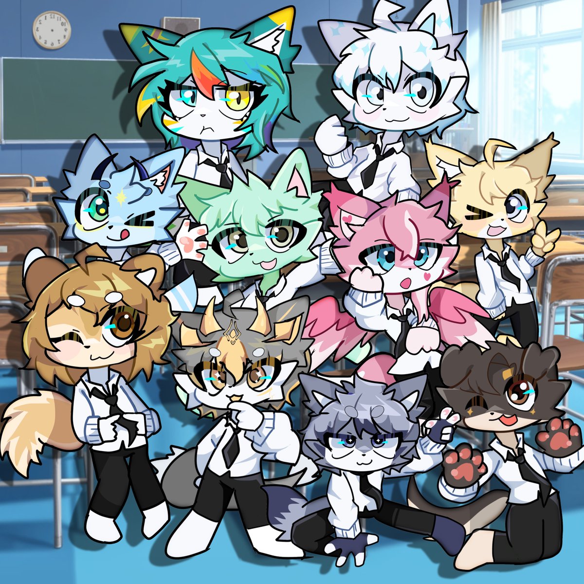 perel_fur's tweet image. 🎁 [RT 이벤트] 키링 굿즈 판매! 🎁

이번 7코 Cl_63부스에서 양일 판매될 예정이에요!   
수량이 적어서 "교복 키링 보여주세요" 라고 말해야만 보여드려요!!

온라인 판매도 진행중입니다!! 
docs.google.com/forms/d/e/1FAI…

이 트윗을 RT해주신 분 중  
💫 RT 5명당 1명씩 추첨하여  
💫 총 20분께 귀여운…