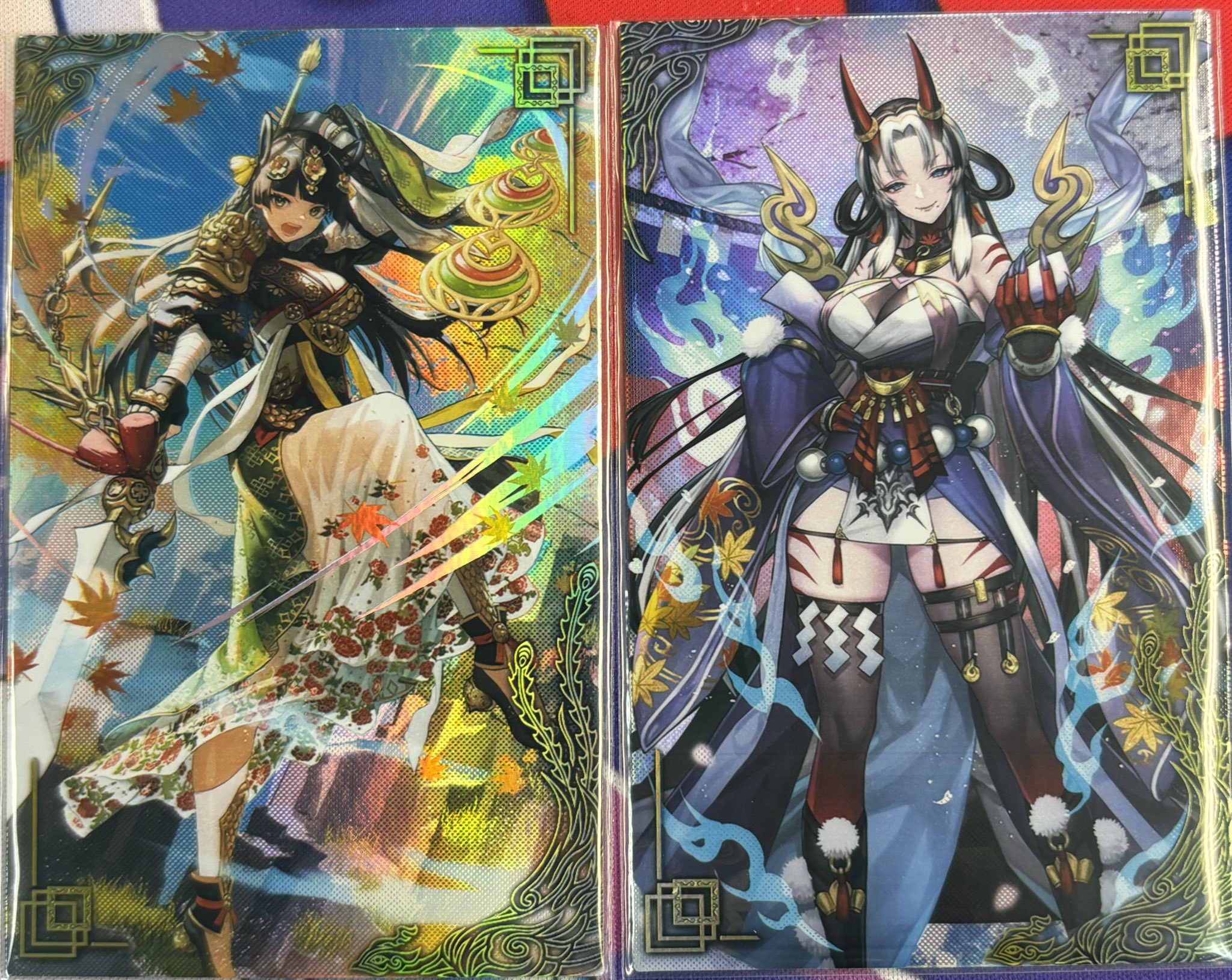 英傑大戦 絆 趙氏 英傑大戦 ☆激レア☆ブルー印刷 絆 山中鹿