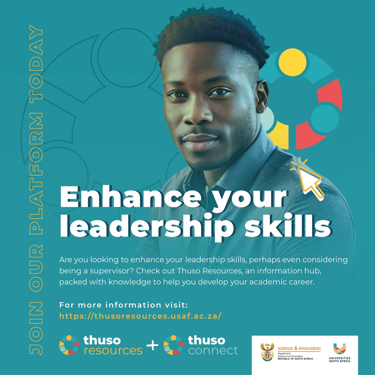 #ThusoThursdays 

Feeling stuck or overwhelmed as an emerging academic? You’re not alone, and you don’t have to go it alone either.

Visit #ThusoResources, your national toolbox of help:
✅ Tools
✅ Training
✅ Podcasts

Start here: thusoresources.usaf.ac.za

Explore. Grow. Thrive.