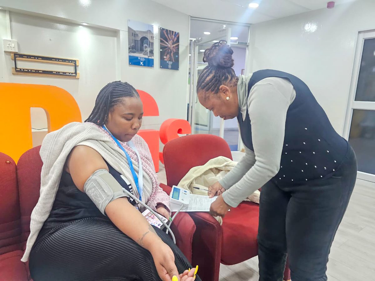 WHOLesotho's tweet photo. This is what some of the staff members had to say on their motivation to donate blood during the UN Blood drive:
"I know someone needs blood out there – so anything I can do to make a difference and saves lives".
Ntsilane Thetha - UN Lesotho https://t.co/uF37XSdSre