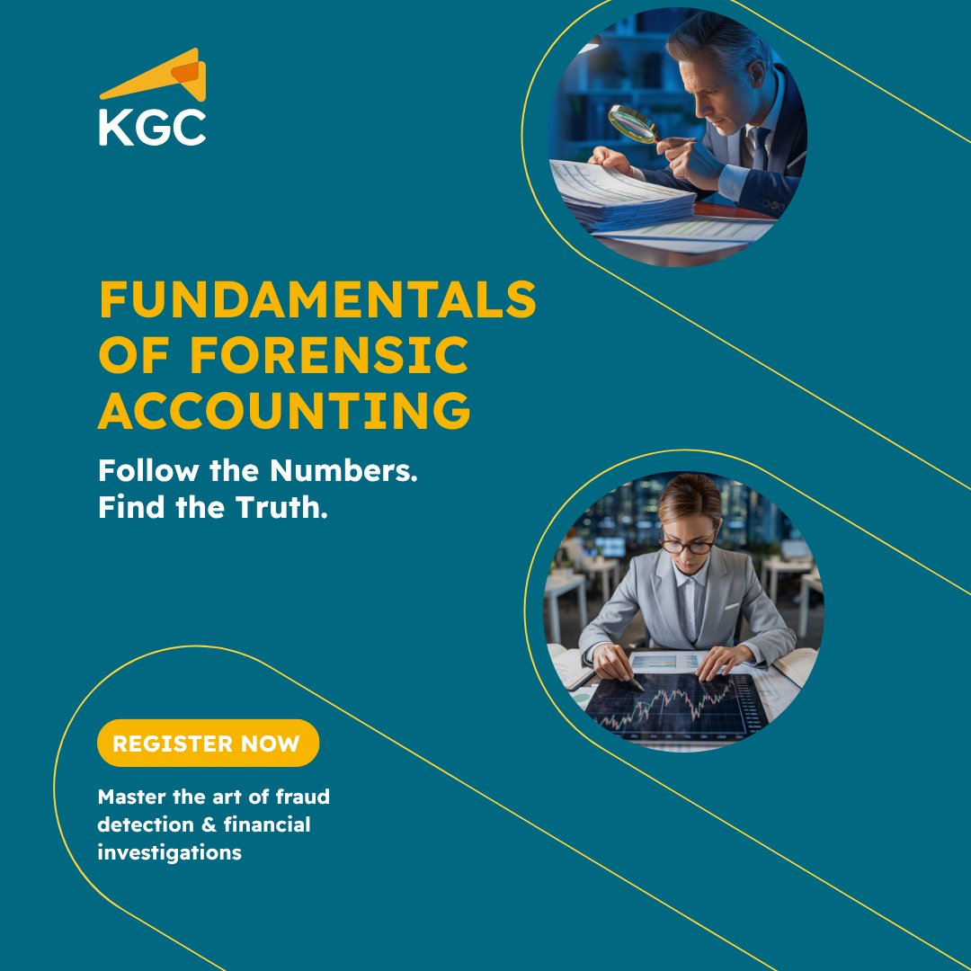 KGCworldwide's tweet image. Uncover the truth behind the numbers.
Master the skills to detect fraud, spot financial red flags, and lead investigations with confidence and integrity.

Register now — kgc.com/en/about/our-p…

#KnowledgeGroup #ForensicAccounting #FraudDetection #FinancialInvestigations