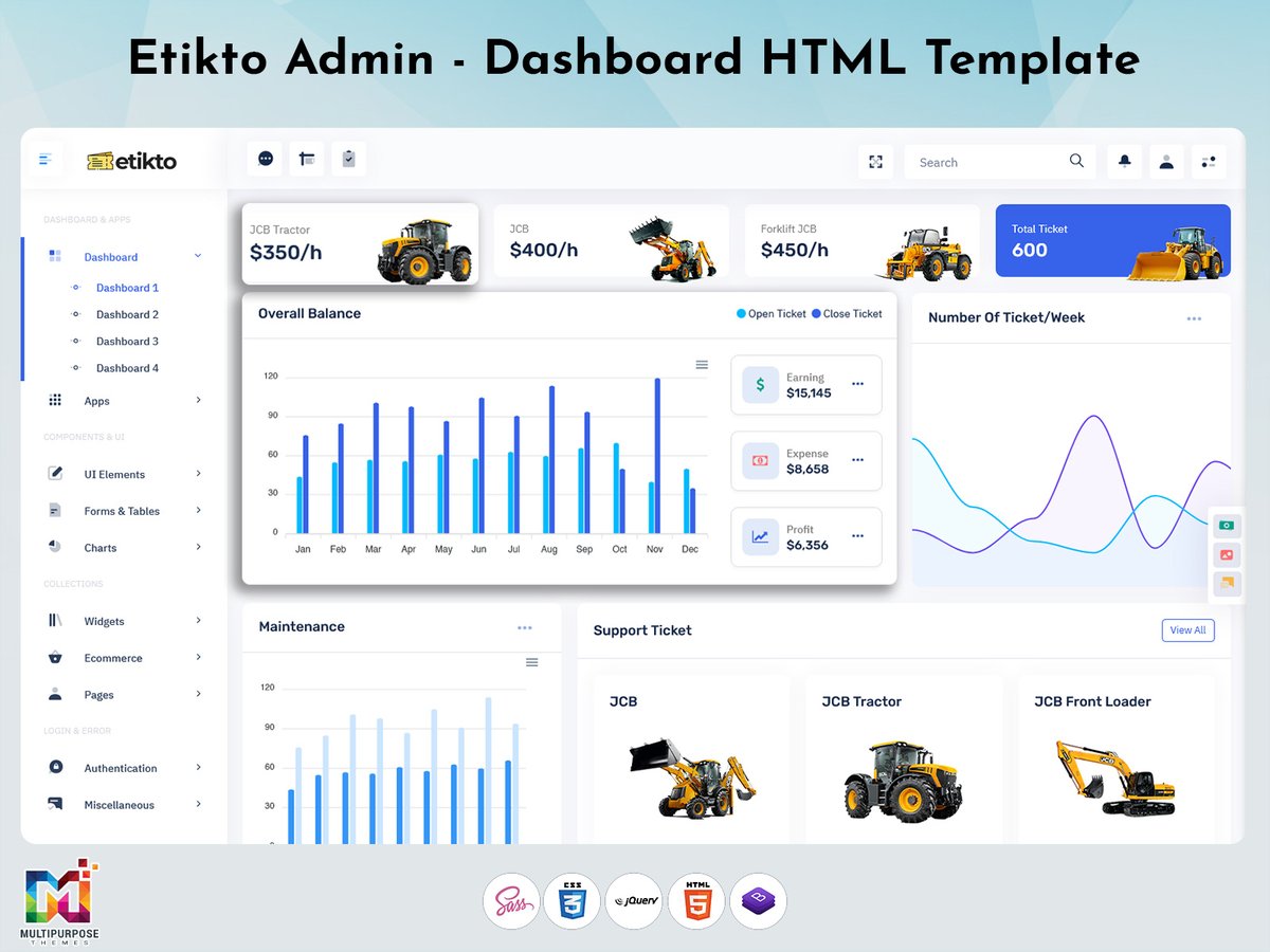 MultiStoreTheme's tweet image. Efficient Ticket Management Admin Template for Support Teams
.
Buy Now: themeforest.net/item/etikto-ad…
.
#SupportDashboard #TicketingSystem #HelpdeskUI #CRMDashboard #AdminTemplate #Bootstrap5 #TicketManager #SupportTeamTools #CustomerSupportUI #ResponsiveDashboard #HelpdeskAdmin