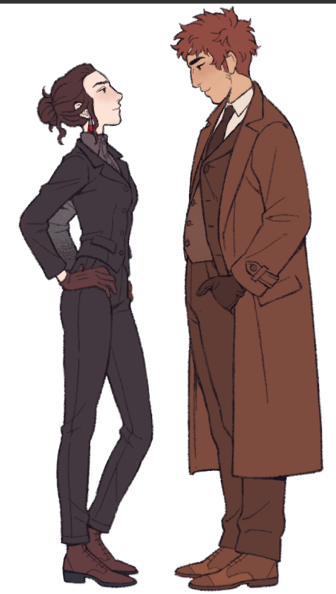 A little taste of the #bestservedcold doodles I made during production, as people requested to see them on other platforms.