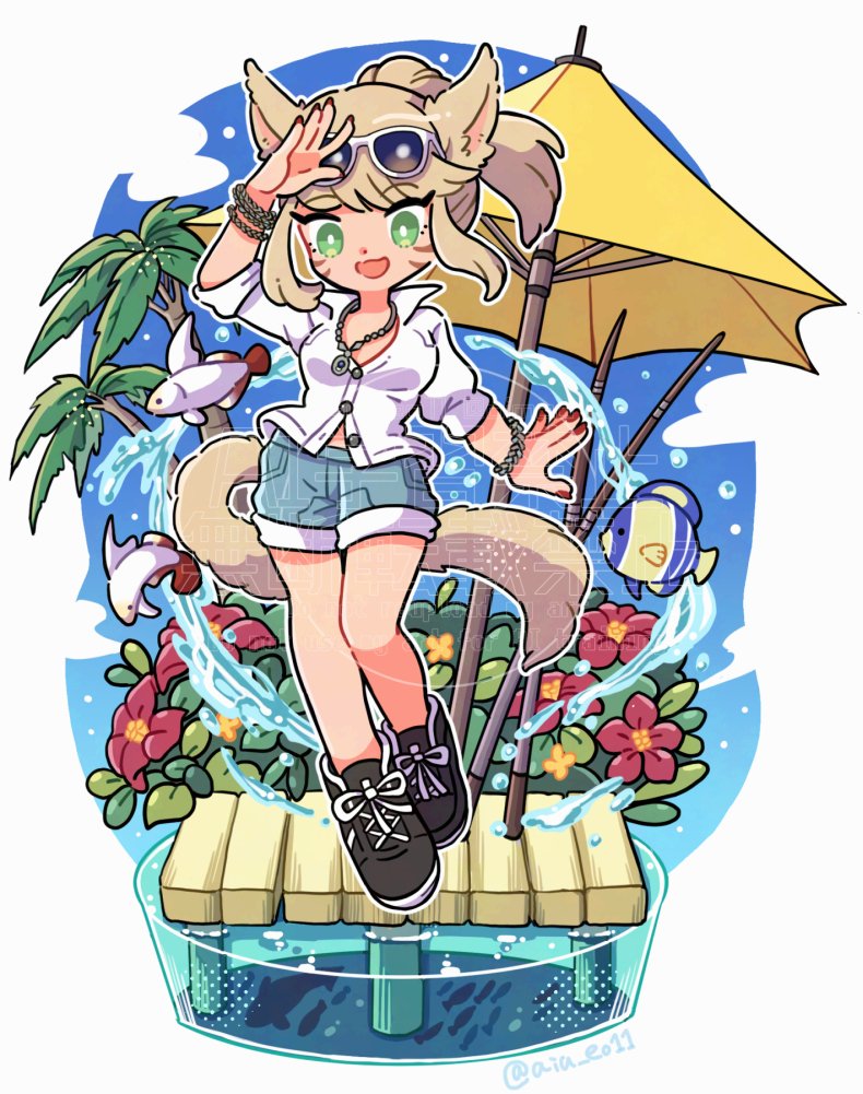 aiu_eo11's tweet image. Thanks for the commission request!⛵️🐠✨
#Commission