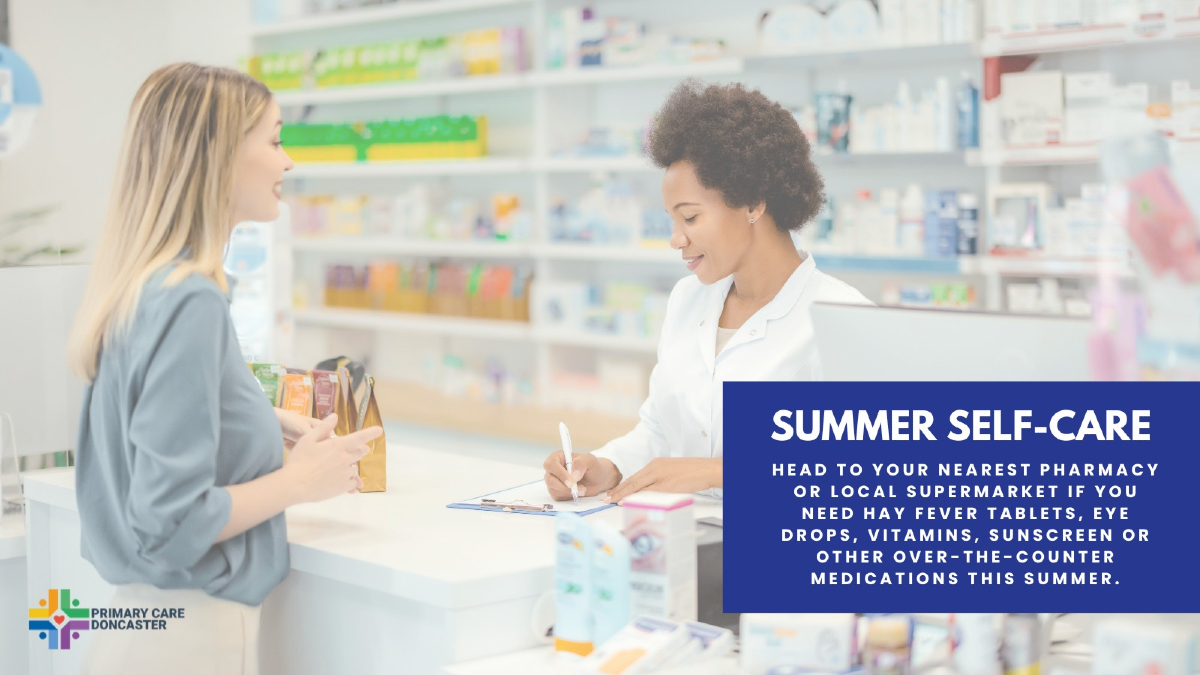 GPFedDoncaster's tweet image. If you need medications for hay fever, vitamins, minerals, or other over-the-counter items this summer, head to your nearest pharmacy or local supermarket.

You don&apos;t need a prescription - pharmacists can provide expert advice and help you find the right products for you.