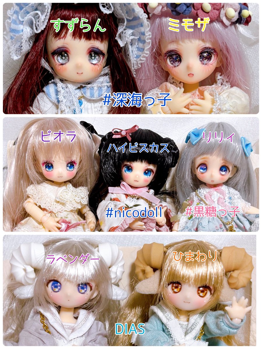 確認用♡カスタムドール カスタムドール講座｜11cm・1/6ドール・1/3ドールのカスタム講座