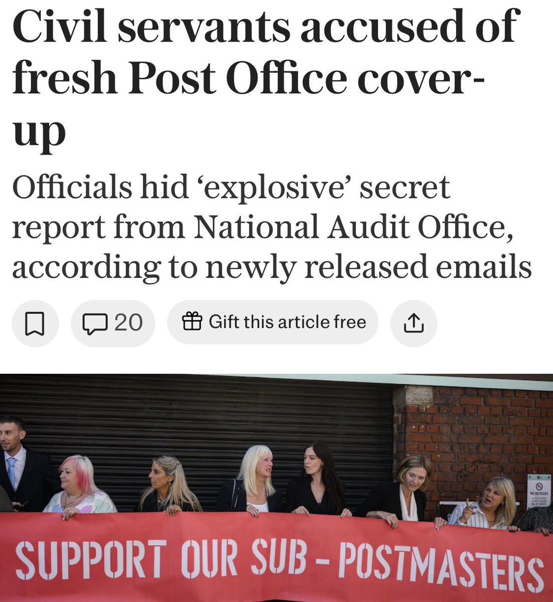 El Shaikh (@elcshaikh) on Twitter photo An important FOI revelation: 
Both UKGI’s Richard Callard & its former General Counsel, Richard Watson (now full-time District Judge), are exposed as having misled the Post Office Inquiry with regards to their knowledge of the existence of the Swift Review. An important FOI revelation: 
Both UKGI’s Richard Callard & its former General Counsel, Richard Watson (now full-time District Judge), are exposed as having misled the Post Office Inquiry with regards to their knowledge of the existence of the Swift Review.