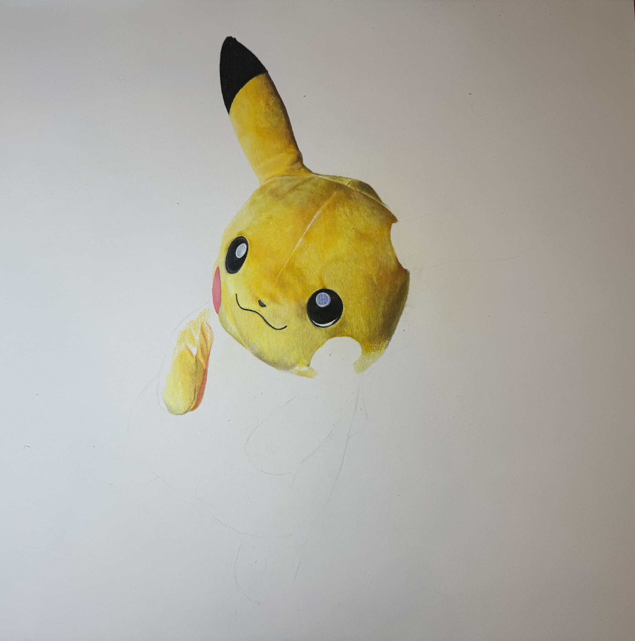 色鉛筆画　　「孫は可愛いな」 色鉛筆画 「孫は可愛いな」 色鉛筆画 「孫は可愛いな」 絵画