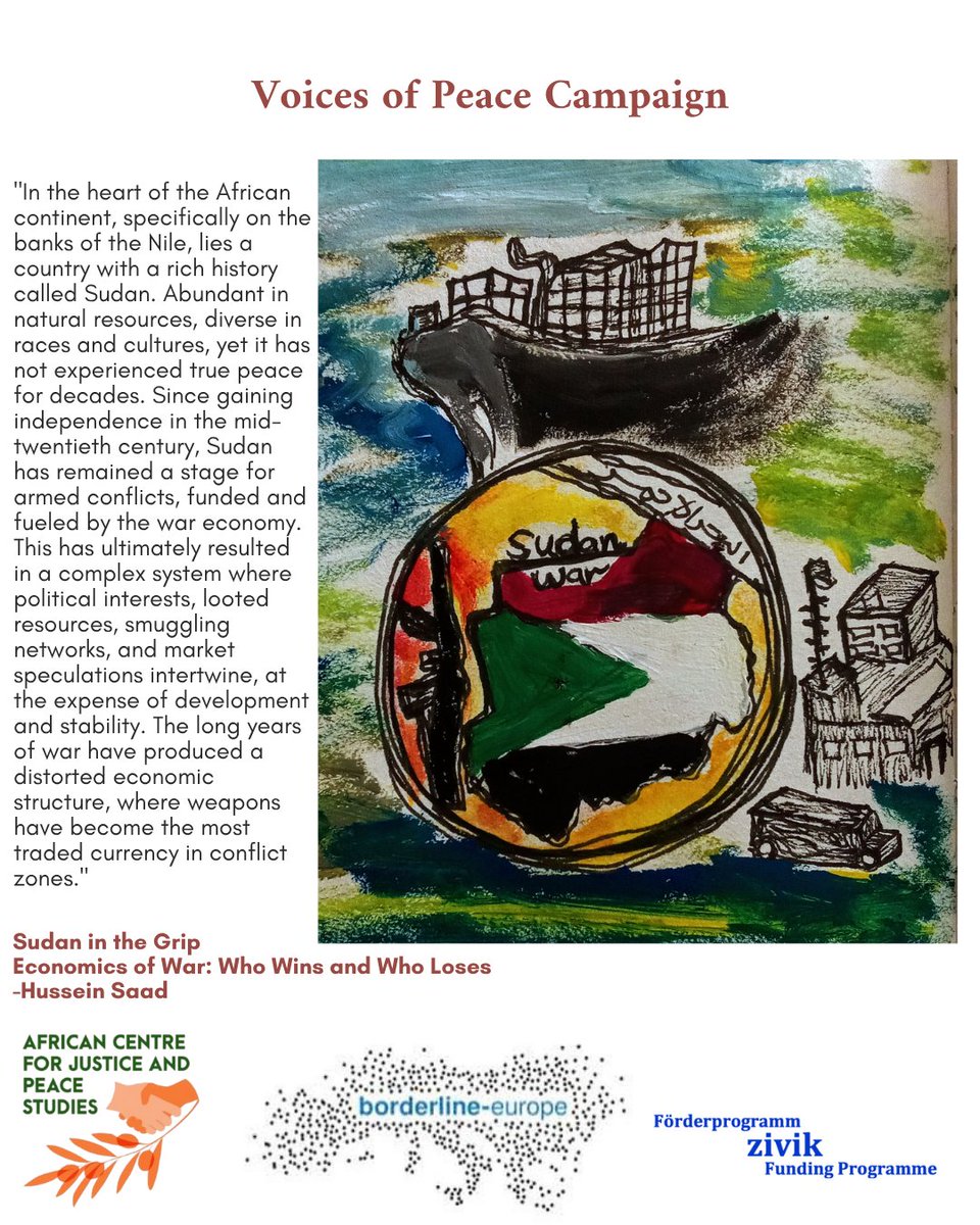 إقتصاد الحرب: من يربح ومن يخسر
Economics of War: Who Wins and Who Loses
#VoicesofPeace
#KeepEyesOnSudan
