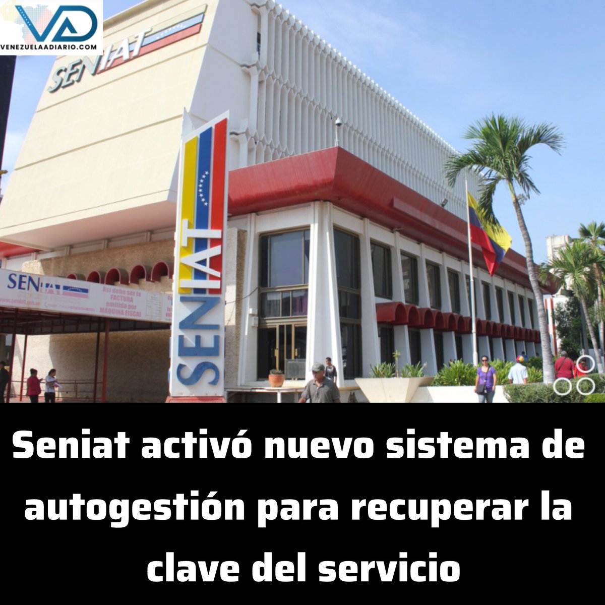 Seniat activó nuevo sistema de autogestión para recuperar la clave del servicio
instagram.com/p/DL7K7dQsbp6/…