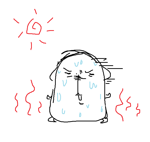 darim_pigi's tweet image. 습하고 덥다