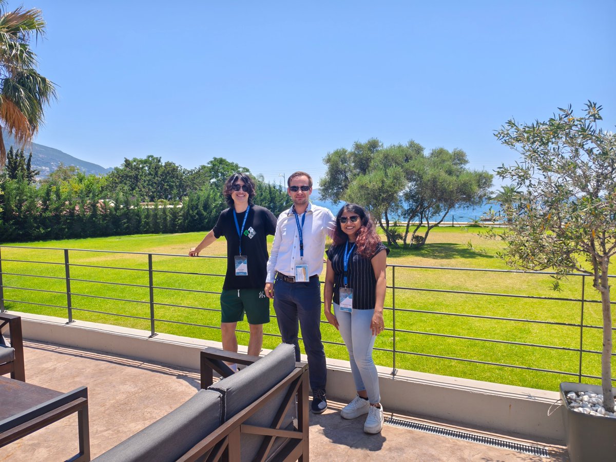 pulp_platform's tweet image. Always great to chat with old friends! Chi and Arpan are meeting with our former colleague Renzo at #ISVLSI2025 in Kalamata.