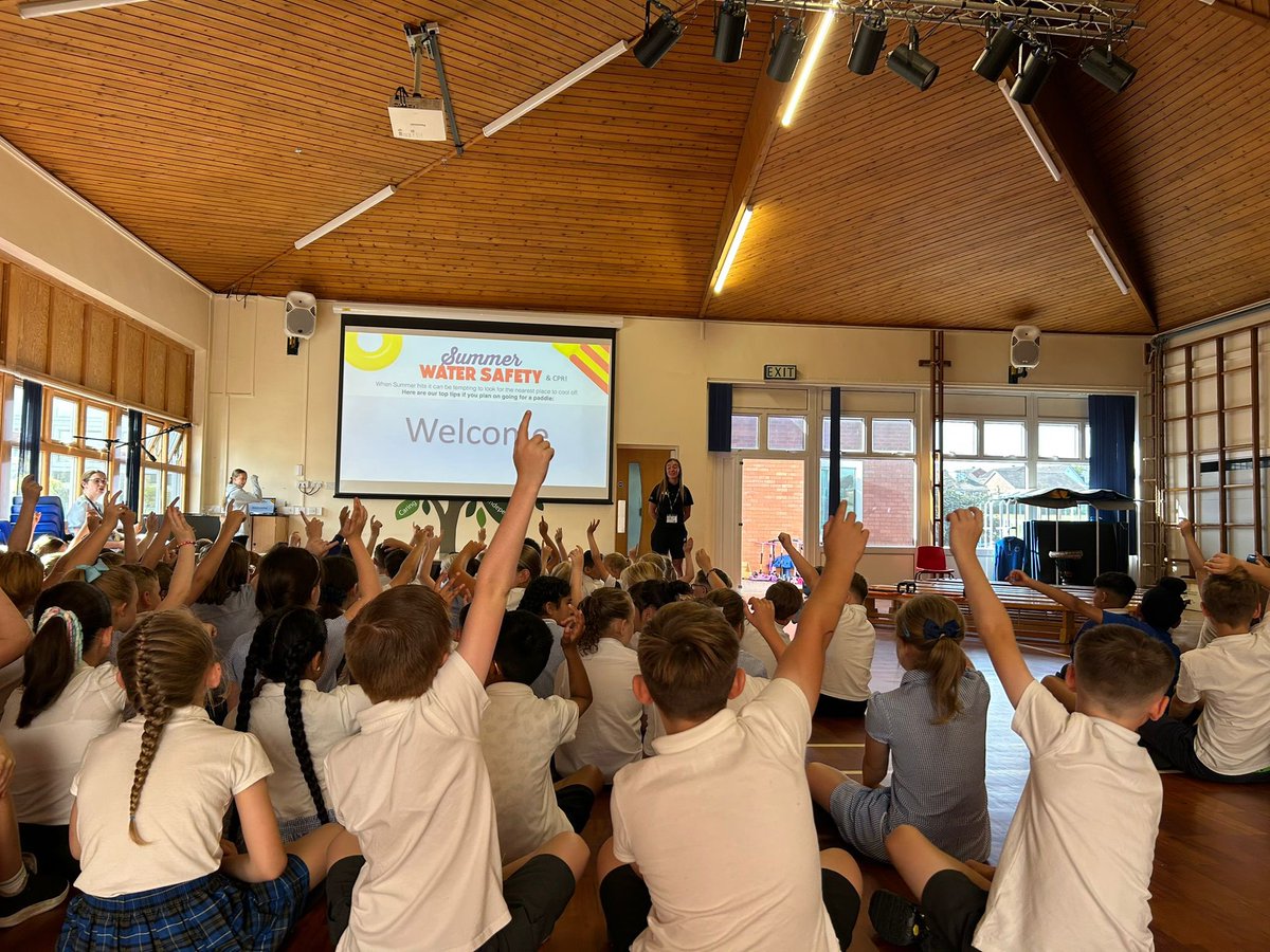 Today, we were visited by Maisie from the Rainbow Leisure Centre, who led an assembly on water safety. She spoke to us about how to stay safe in and around water, and what to do if you ever find yourself in trouble. #AWPE25 #PSHE #summerholidays