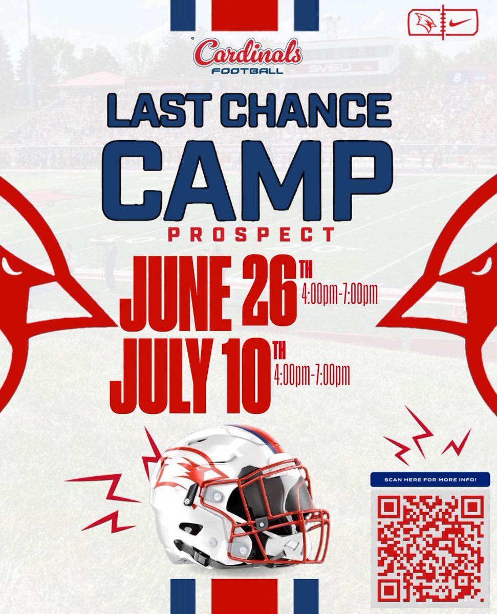 Collinisaac6's tweet image. It’s time to work @svsu_football camp tonight! Looking forward to showcasing my skills and learning from @rbrady1313 and @CoachSchu44! I’m ready to compete! @TippFB @_JaredDTucker @athleticproving @One11Recruiting