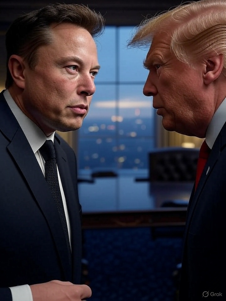 SatlokChannel's tweet photo. #Thread | Elon Musk vs. Donald Trump – The Cold War of 2025
1/10 Billionaire vs. President: Elon Musk and Donald Trump are in an EPIC feud. Once allies, now they’re trading jabs on X. What’s behind this explosive 2025 drama? Let’s break it down.
#MuskVsTrump #Politics https://t.co/8emlJKJxBD