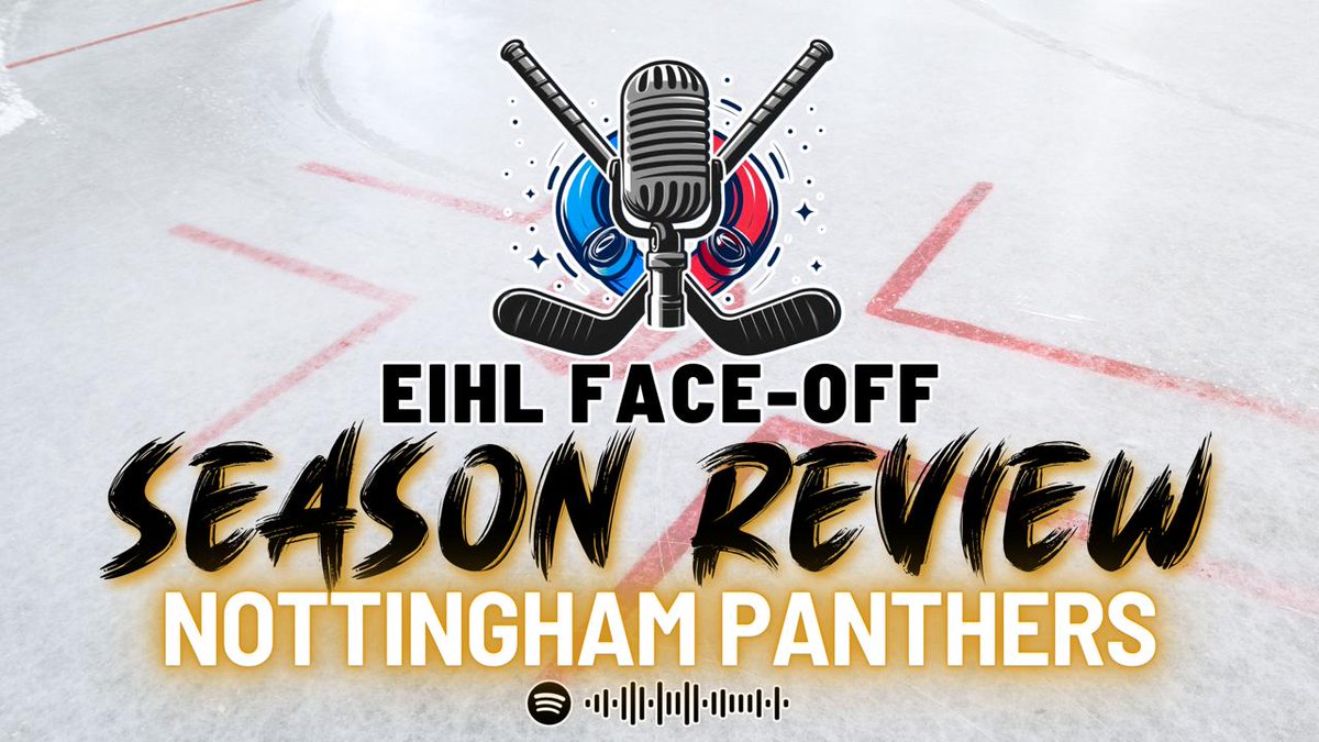 EIHL Face-Off (@eihlfaceoff) on Twitter photo New Episode is...LIVE!
Hosts: <a href="/hockeysteve8719/">Stephen 🏒📈📝</a> & <a href="/JordanByers1997/">Jordan</a>
Review their eighth team of the <a href="/officialEIHL/">Elite Ice Hockey League | #EIHL</a> 2024/25 Season: Third placed <a href="/PanthersIHC/">Nottingham Panthers</a>
Listen to us:
Spotify: open.spotify.com/show/0sGE0LTlx…
Apple: podcasts.apple.com/us/podcast/eih… New Episode is...LIVE!
Hosts: <a href="/hockeysteve8719/">Stephen 🏒📈📝</a> & <a href="/JordanByers1997/">Jordan</a>
Review their eighth team of the <a href="/officialEIHL/">Elite Ice Hockey League | #EIHL</a> 2024/25 Season: Third placed <a href="/PanthersIHC/">Nottingham Panthers</a>
Listen to us:
Spotify: open.spotify.com/show/0sGE0LTlx…
Apple: podcasts.apple.com/us/podcast/eih…