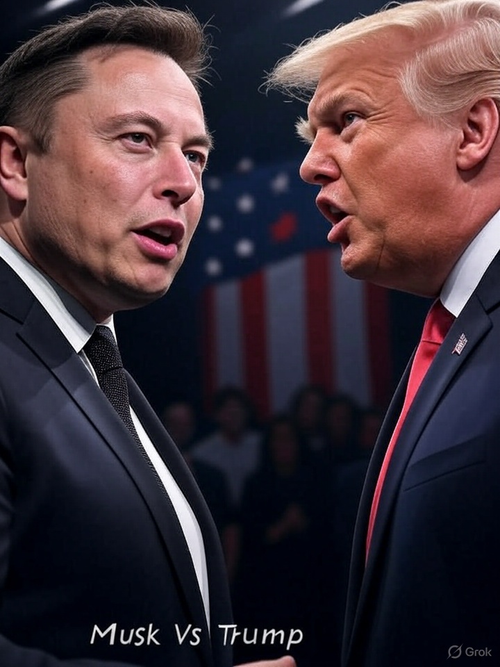 SatlokChannel's tweet photo. 10/10
Who’s really winning—Musk or Trump? Will this feud permanently reshape U.S. politics, or burn out by election season? Share your thoughts. Bonus: What’s your favorite meme from their X skirmishes?
#MuskVsTrump #Politics https://t.co/5T6quH6TaJ