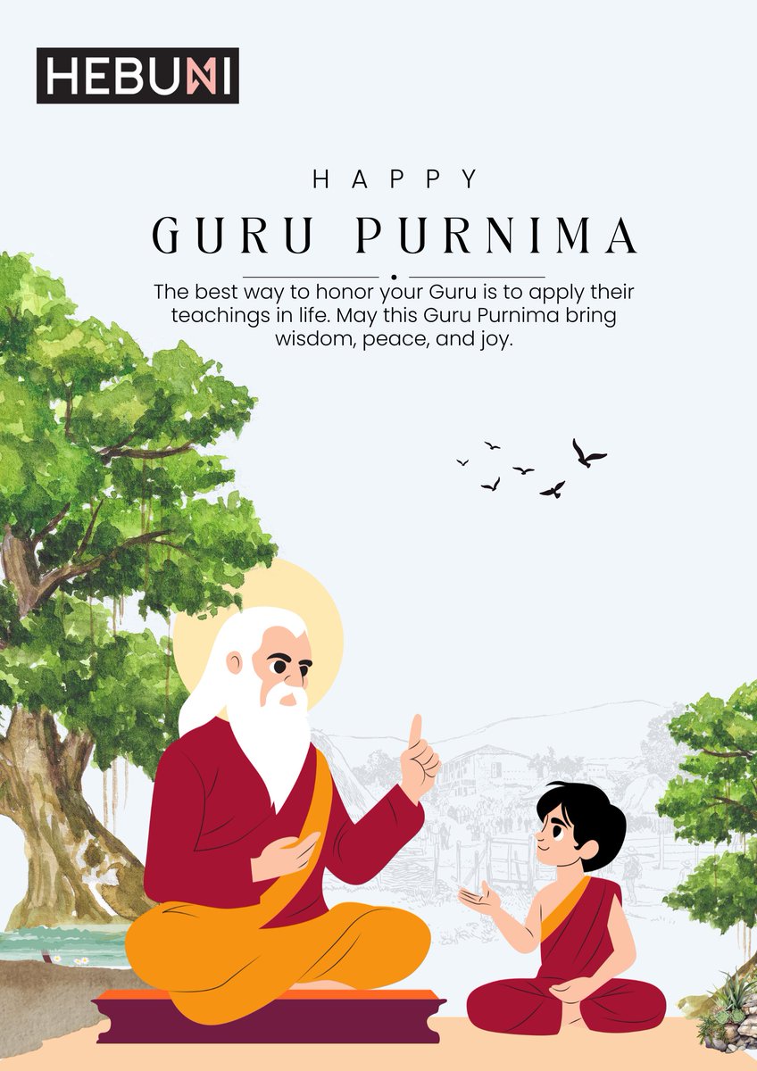 hebuniindia's tweet image. Honoring the guiding lights who shaped our creative journey. This Guru Purnima, we celebrate the mentors, teachers, and visionaries who inspire us to design with purpose.
#GuruPurnima #HebuniDesignStudio #Gratitude  #DesignWisdom #gurupurnimacelebrations #CreativeJourney