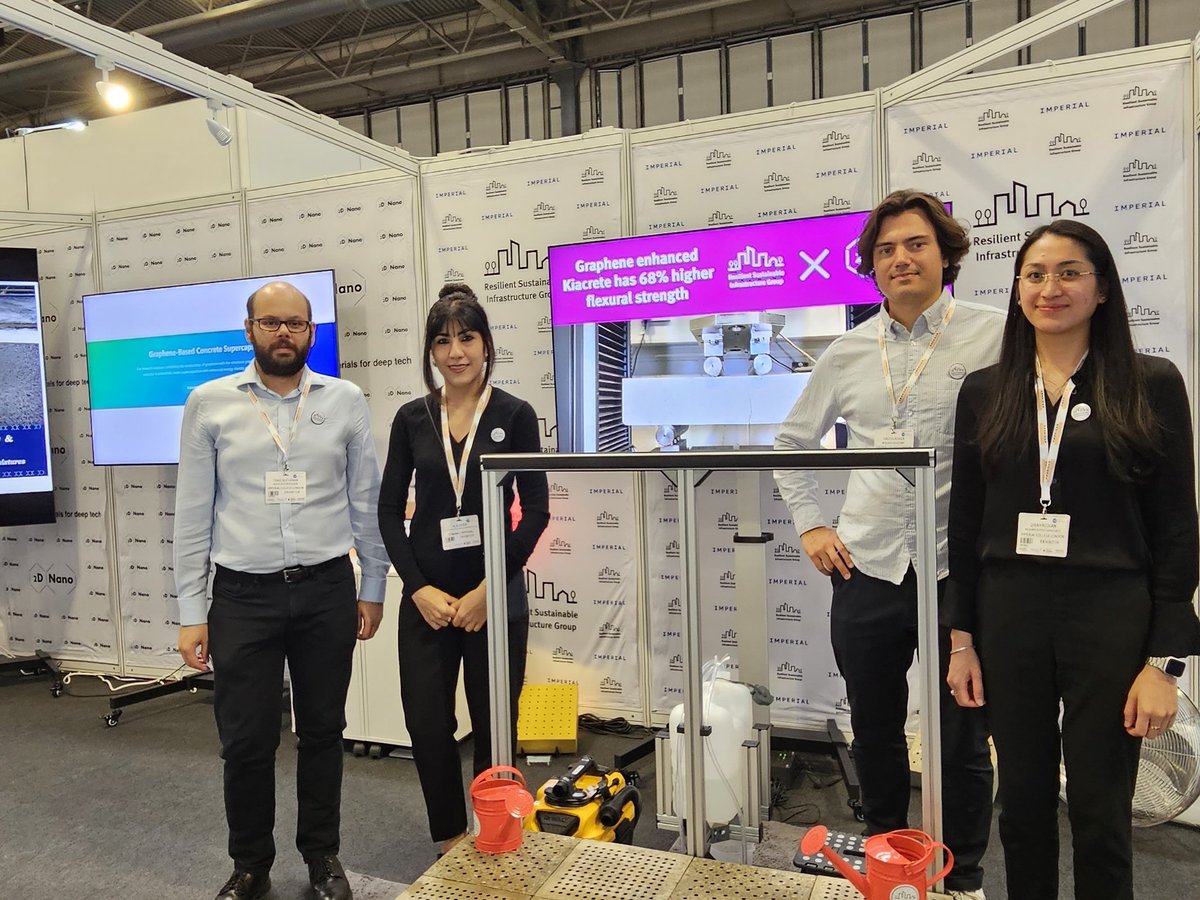 ImperialChemEng's tweet image. 🚀 #ChemEngEnterprise spinout 2D Nano is exhibiting at the Advanced Materials Show!
📍Visit stand 1043 where they're showcasing cutting-edge research happening at @imperialcollege.
🌟 Don't miss the interactive graphene demo.
@MaterialsShow