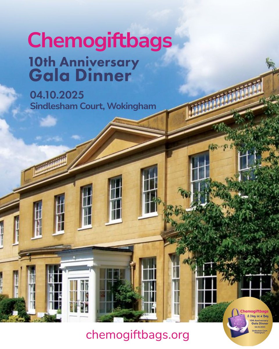 Events In Reading (@eventsinreading) on Twitter photo Join <a href="/ChemogiftbagsUK/">Chemogiftbags</a> for the Gala Dinner as they mark ten years of bringing comfort to breast cancer patients across the Thames Valley.
📆 Saturday 4 October 2025
📍 Sindlesham Court, Wokingham RG4 15EA
🎟️ Book tickets at rdguk.info/8ue1v
#eventsinreading #rdguk Join <a href="/ChemogiftbagsUK/">Chemogiftbags</a> for the Gala Dinner as they mark ten years of bringing comfort to breast cancer patients across the Thames Valley.
📆 Saturday 4 October 2025
📍 Sindlesham Court, Wokingham RG4 15EA
🎟️ Book tickets at rdguk.info/8ue1v
#eventsinreading #rdguk
