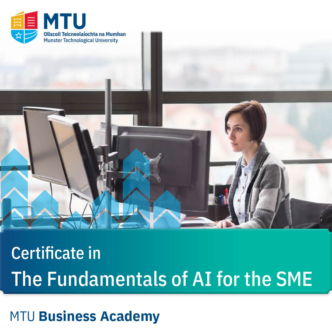 Our Certificate in the Fundamentals of AI for the SME is designed for non-technical professionals who want to understand and apply AI in real business settings.

100% online and part-time! 🧑‍💻

Learn more: mtubusinessacademy.ie/certificate-in…

#ArtificialIntelligence #AIForBusiness