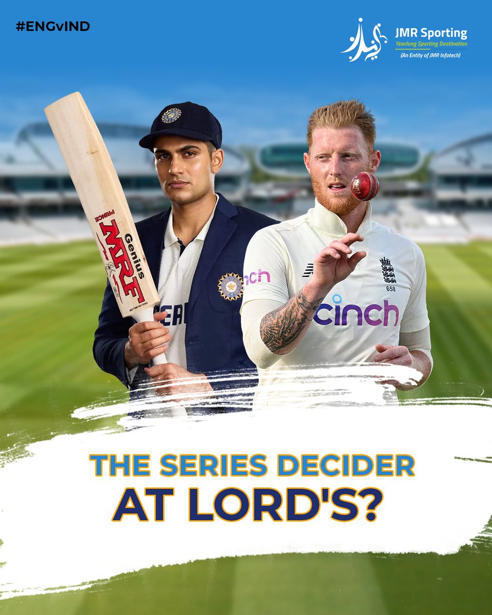 jmrsporting's tweet photo. History at Lord's! 🏟️ The iconic ground is set for #INDvsENG 3rd Test. Did you know India has won 3 of 19 Tests here (1986, 2014, 2021)? 
England leads with 12 wins, 4 draws. This series is tied 1-1 – the stakes are HUGE! 
#HomeofCricket #LordsTest #Cricket https://t.co/lG8izLawwV