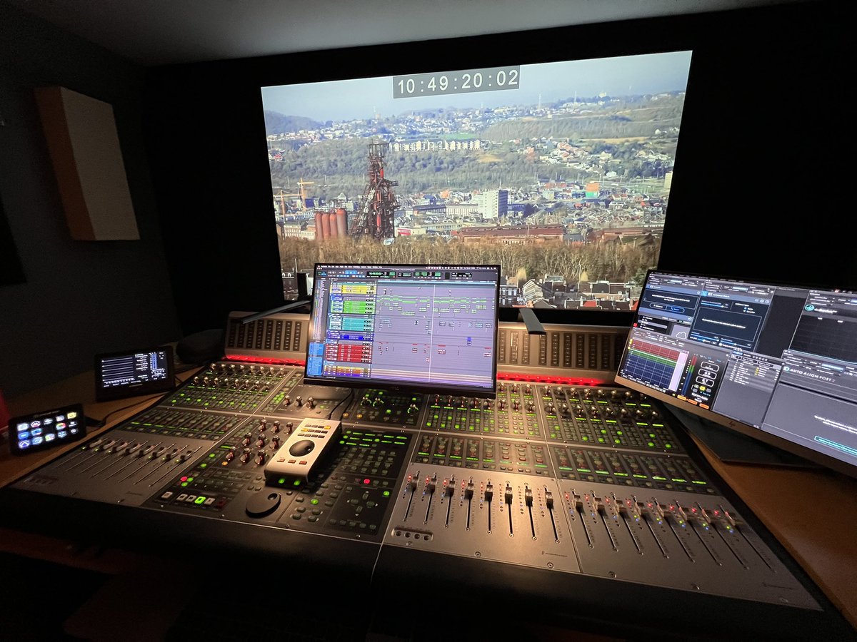 zanderpascal's tweet image. Mixage de la version courte pour la télévision du documentaire “ L’acier a coulé dans nos veines” réalisé par Thierry Michel. 
#mix