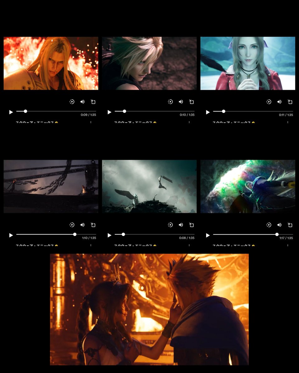 The OG Trinity is highlighted in the latest trailer of FFVIIR Twin Pack.

FFVII is Cloud, Aerith and Sephiroth's story and the rest of the characters are just living in it, including Bo.. bo chan. 🫣😝