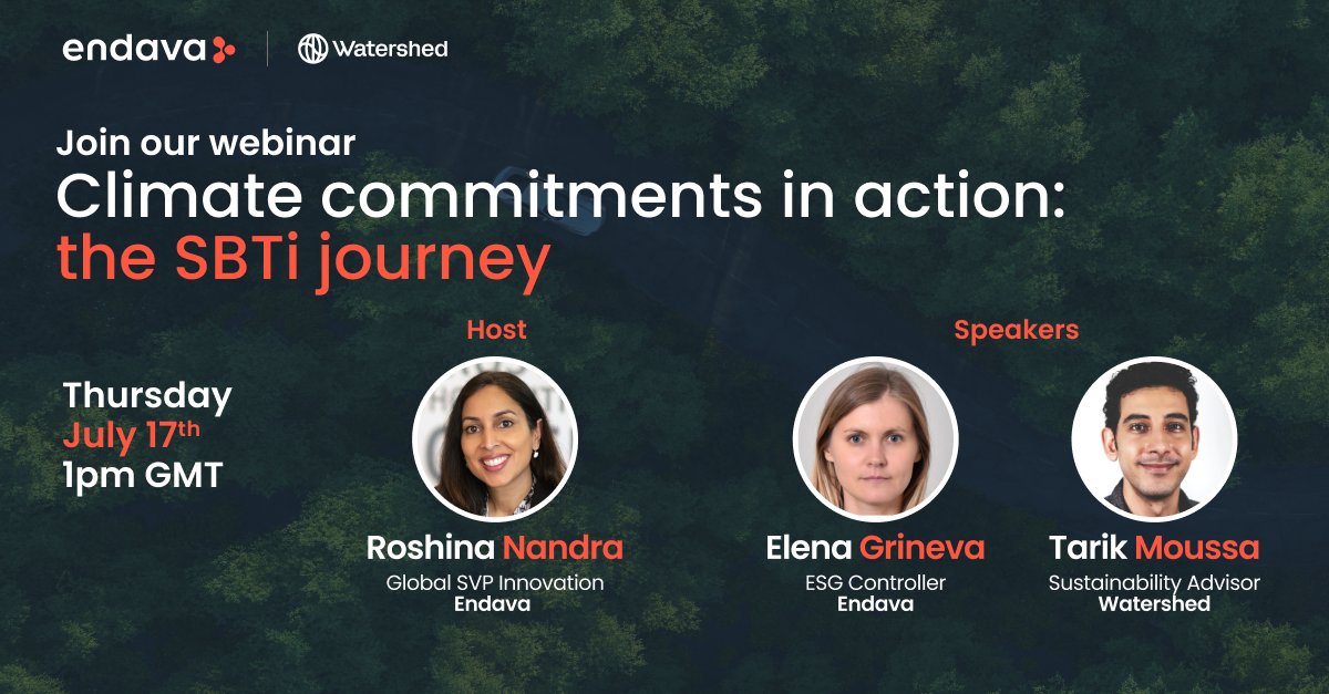 It’s #NetZeroWeek in the UK. Join us for a 30-minute webinar where we unpack how we’re progressing on our #SBTI journey and share insights from our partnership with @Watershed. okt.to/RrzhxV