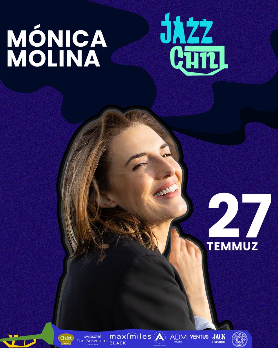 Akdeniz’in büyüleyici sesi Monica Molina, 27 Temmuz Cumartesi akşamı Swissôtel The Bosphorus Chalet Garden’da Jazz &amp; Chill sahnesine konuk oluyor.🎙️ 

Latin müziğin zarafetiyle bezenmiş bu özel gecede Molina, izleyicilerini İspanya sahillerinden Boğaz kıyısına uzanan duygusal bir
