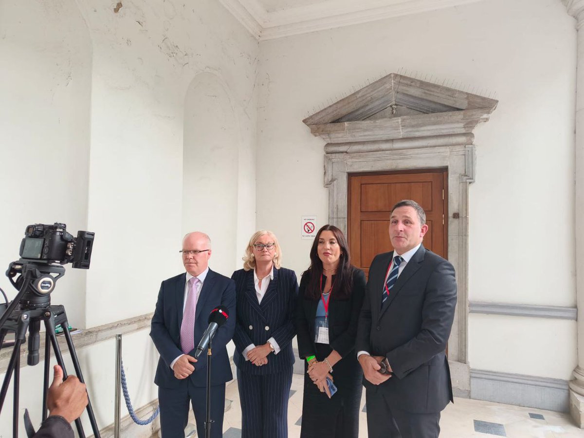 FreeSpeechIre's tweet image. Say No to the Silence Directive!
Pictures from the Oireachtas event hosted by Free Speech Ireland to combat attempts by the European Commission to force the government to upgrade hate speech laws.
A collection of Oireachtas members, legal experts and Independent MEP…