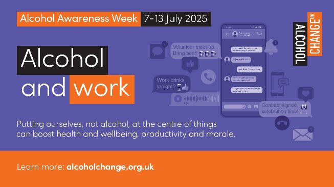 NorthAADP's tweet photo. Talking about alcohol at work can be tough, but it’s necessary. 
This #alcoholawarenessweek, let’s open up honest, stigma-free conversations. Find out more from @AlcoholChangeUK https://t.co/MQKPfXQZr9 https://t.co/VtuGuscsKh