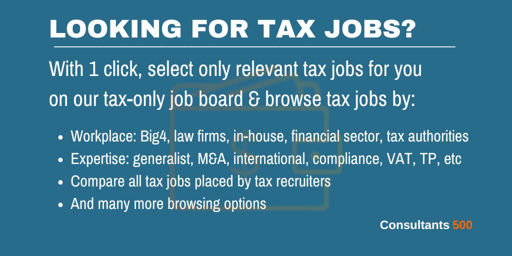 Consultants500's tweet photo. No need to wade through thousands of listings.
With one click, see tax jobs at your preferred workplace - curated, current, and in one place.

#TaxRecruiting #TaxJobs #TaxHiring #RecruitingNow #FinanceRecruiting #NowHiring https://t.co/3kGQAQs4gG