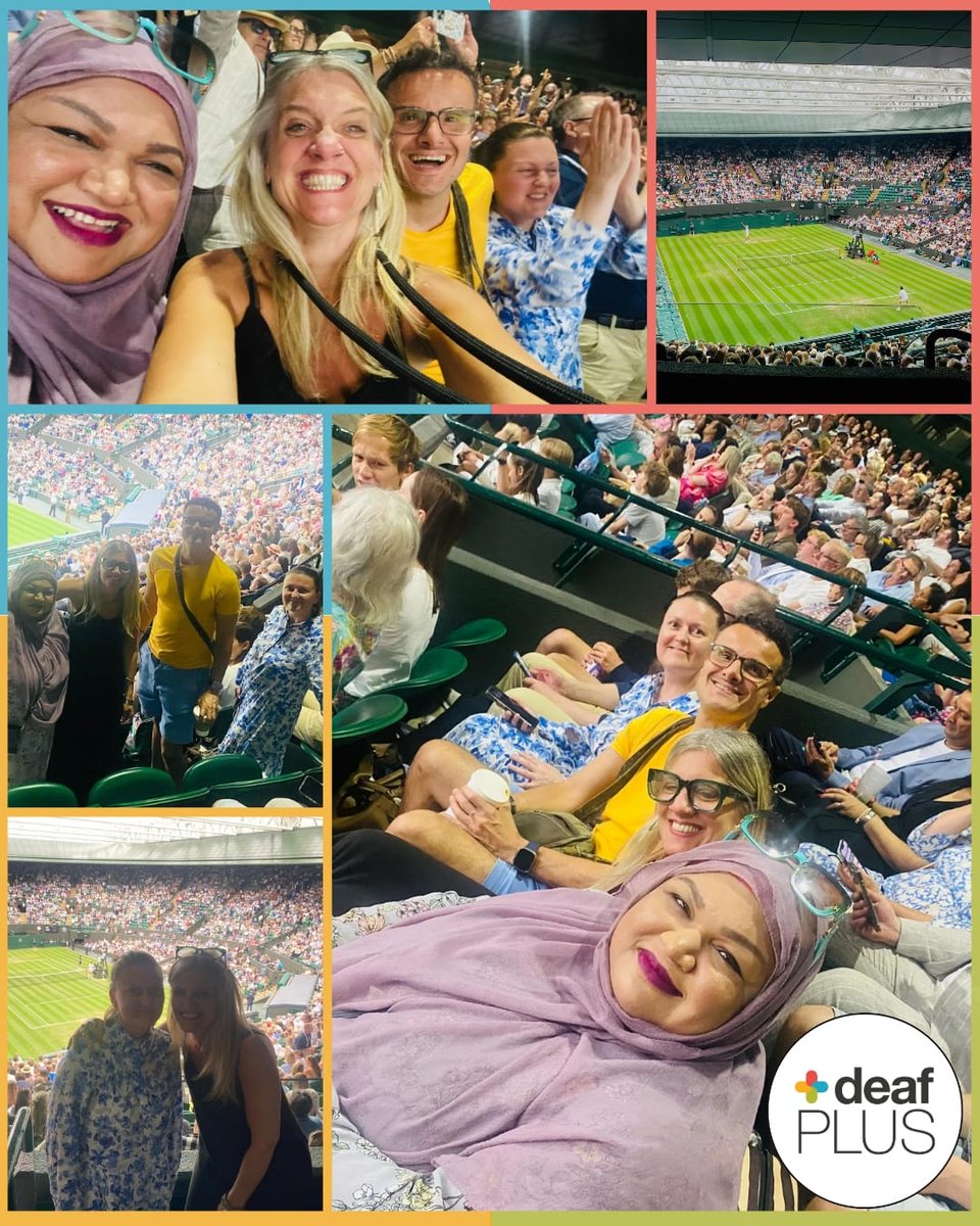 Wimbledon brought the best vibes especially when British tennis star Cameron Norrie stepped onto the court!

We shared laughs, classic strawberries and cream, and plenty of proud moments together.

An unforgettable day of sport, connection, and community with deafPLUS.