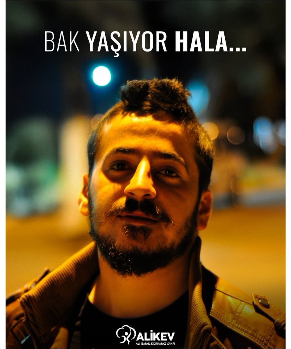 Onunla hasta yatağında, yoğun bakımda tanıştık.
Sessiz, hareketsiz…
Sonra annesiyle, babasıyla ve abisiyle oturduk, bekledik…
Umutlandık…
Olmadı…
Birlikte uğurladık…
O hep 19 yaşında. 
Acısı yüreklerimizde …
<a href="/Alikev_org/">Ali İsmail K. Vakfı</a> 
<a href="/AvGurkanKorkmaz/">Gürkan KORKMAZ</a>