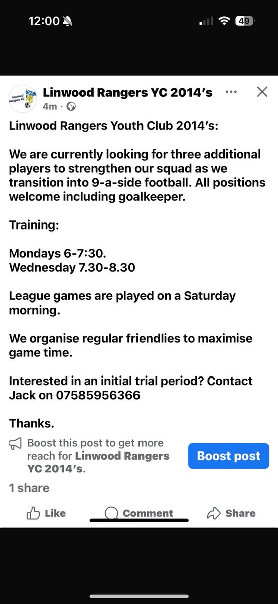 jimbonda4's tweet image. Great wee team going to 9aside, any interest get in touch ⬇️