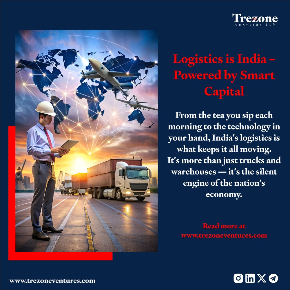 TrezoneVentures's tweet photo. India doesn’t stop — and neither does its logistics.

Not just trucks. It’s the silent economic engine

#LogisticsIndia #SupplyChainRevolution #AIFWatch #IndiaOnTheMove #trezoneventures https://t.co/4JMF9UdgOd