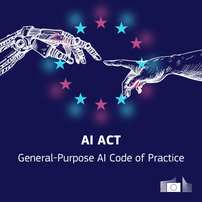 EU_Commission's tweet photo. General-purpose AI must be safe and transparent.

The Code of Practice is now available. 

It is designed to help industry comply with the AI Act’s rules on general-purpose AI, which will enter into application on 2 August 

More info ↓