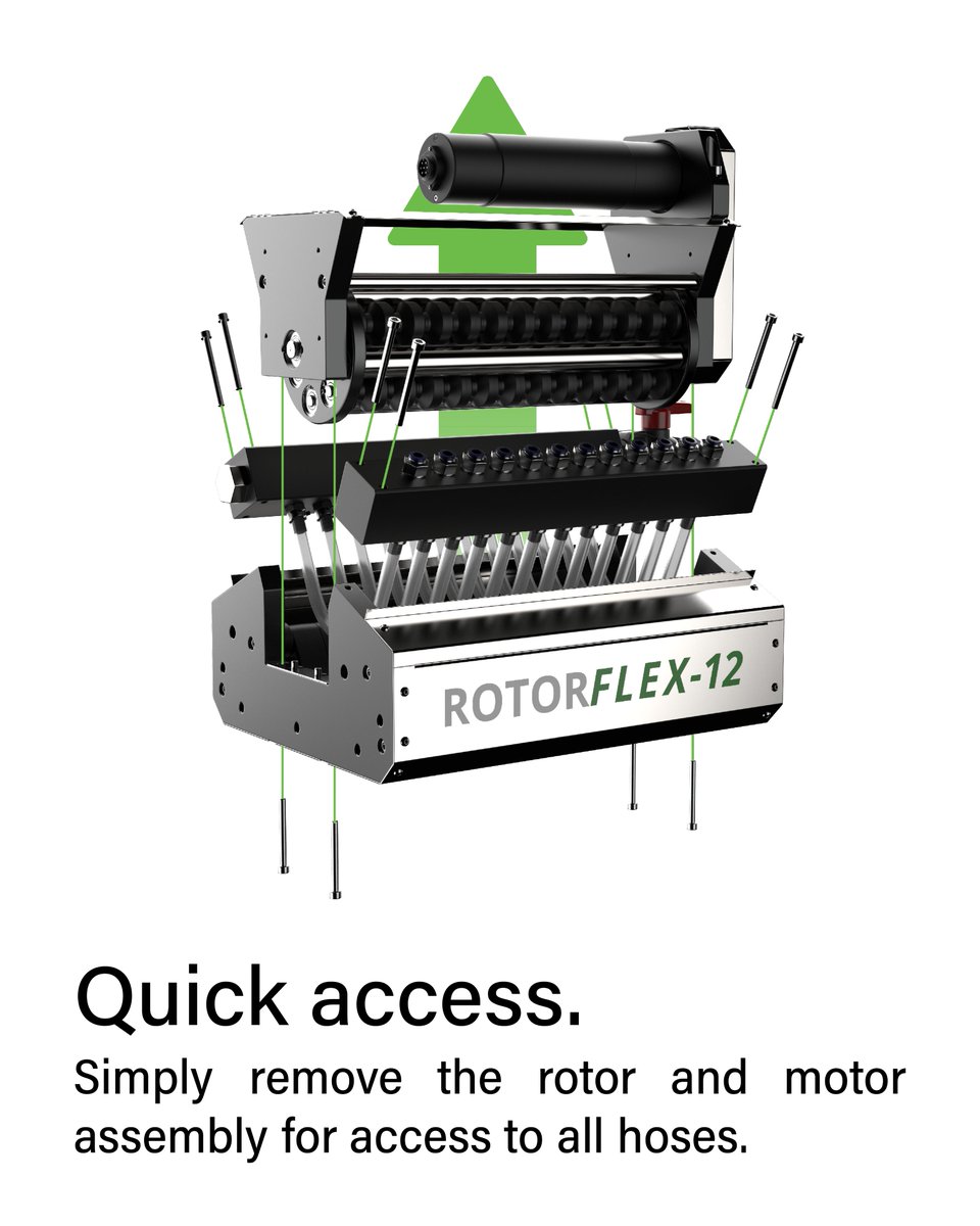 REGENOVATION_'s tweet image. Regenovation are proud to offer the RotorFlex peristaltic pump (patent pending).

RotorFlex is a modular peristaltic pump which requires no seals or filters. The pump features a versatile design that is extremely accurate and can reliably meter an extremely wide range of liquids.