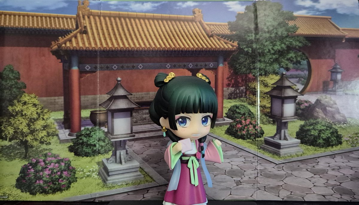 Das Inlay von Maomao's Karton hat sogar ein Design bekommen.