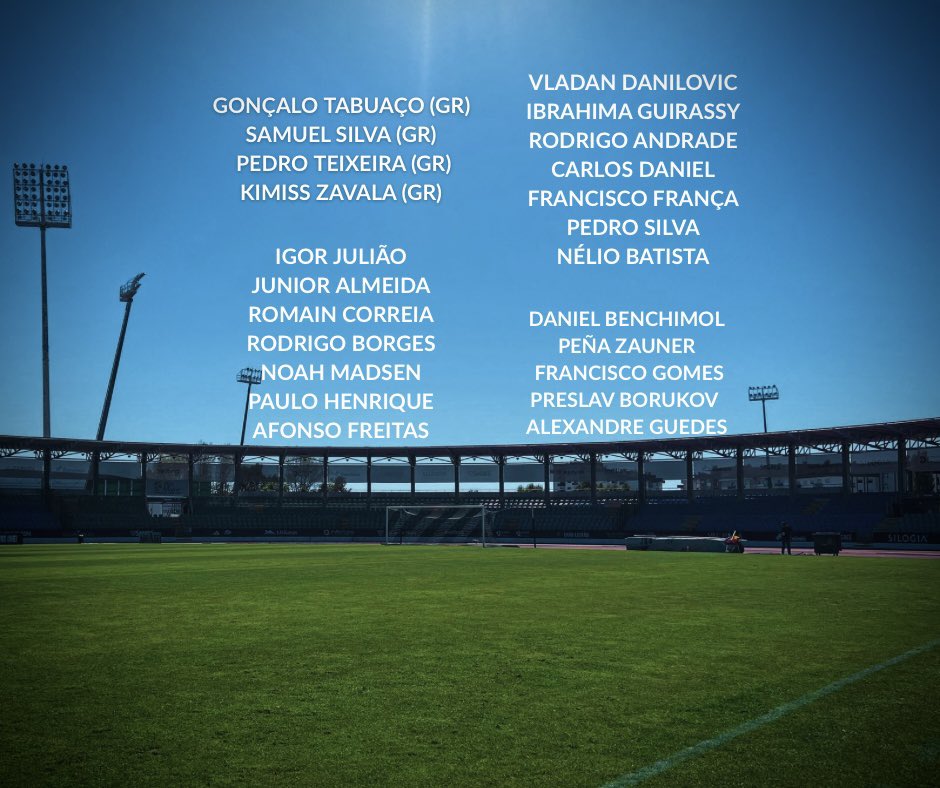 MaritimoMadeira's tweet photo. 📋 Convocados para o estágio em Rio Maior
#CSMaritimo #PreEpocaCSM https://t.co/SnUEAOve2v