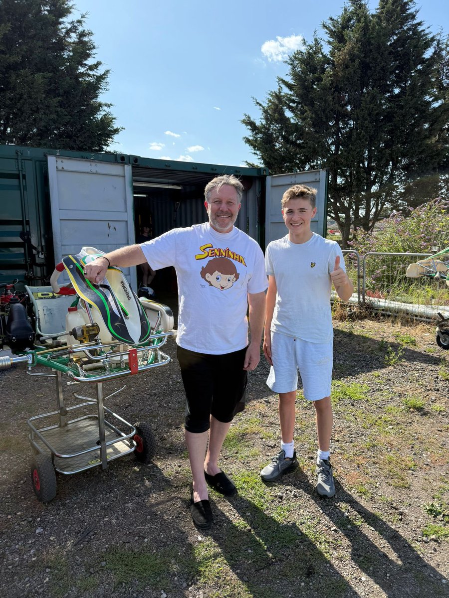 Getting out on track with McLaren development driver, Dries Van Langendonck. 

It’s hard work trying to keep up with a Karting World Champion! 😅