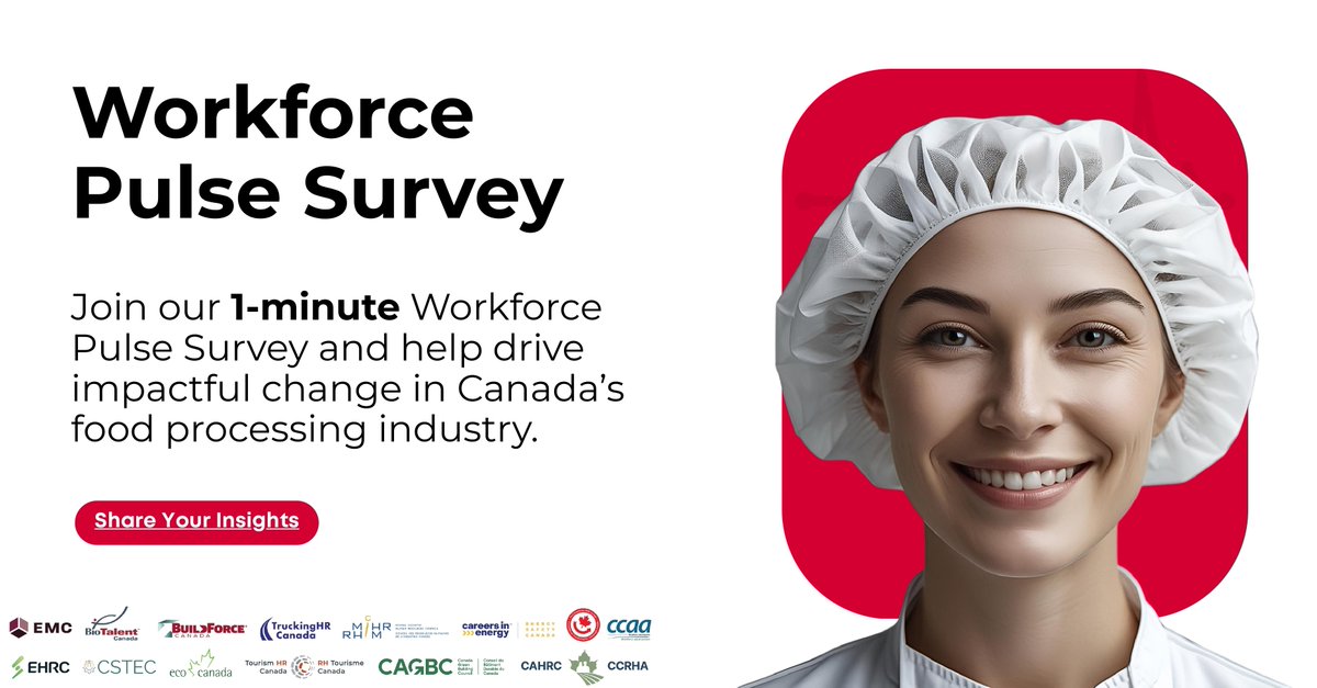 Participate in our brief Workforce Pulse survey. In just one minute, you can help us gather critical, real-time insights.

Make your voice count—take the survey today and help drive positive change in our food and beverage industry! na3.hubs.ly/y04syD0