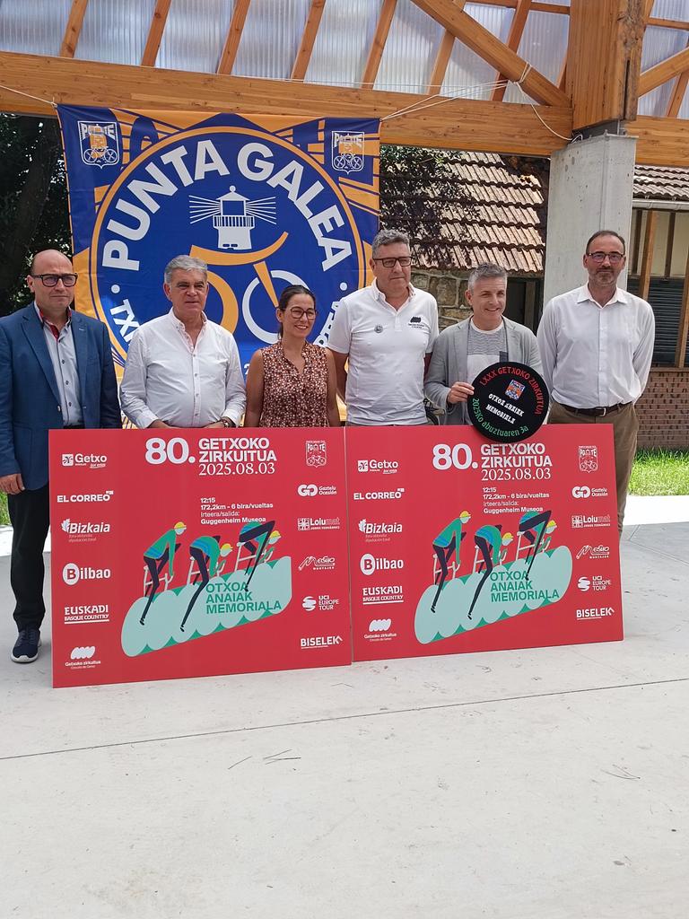 Hoy tuvo lugar en el Tiki Tiki de Fadura la presentación del <a href="/CircuitoGetxo/">Circuito de Getxo / Getxoko Zirkuitua</a> de ciclismo <a href="/PuntaGaleaTxE/">Punta Galea Tx. E.</a> #getxokirolak