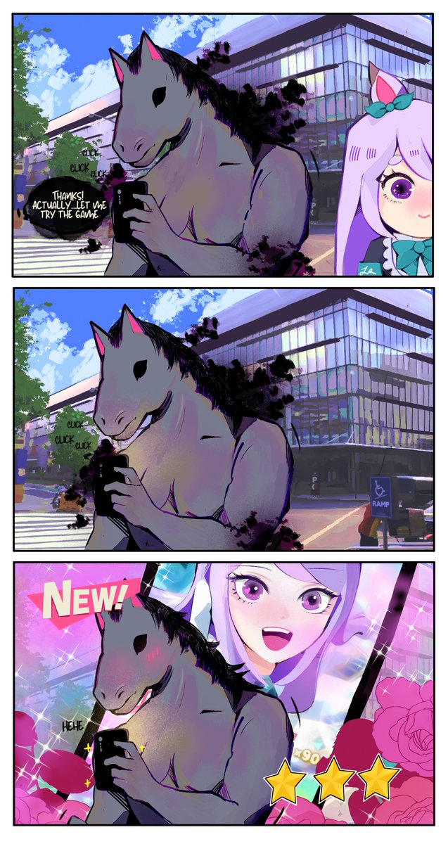 ten 🐮 l COSCARNI (@kashewdon) on Twitter photo pov: a horse boy (tikbalang) meets a horse girl in a cosplay convention 🐎
(the tikbalang is literally me)
reposting this comic commissioned by <a href="/Kuwaiden/">KuwaidenTL</a> to celebrate me getting my queen Mejiro Mcqueen.
#ウマ娘 #UmaMusume #メジロマックイーン pov: a horse boy (tikbalang) meets a horse girl in a cosplay convention 🐎
(the tikbalang is literally me)
reposting this comic commissioned by <a href="/Kuwaiden/">KuwaidenTL</a> to celebrate me getting my queen Mejiro Mcqueen.
#ウマ娘 #UmaMusume #メジロマックイーン