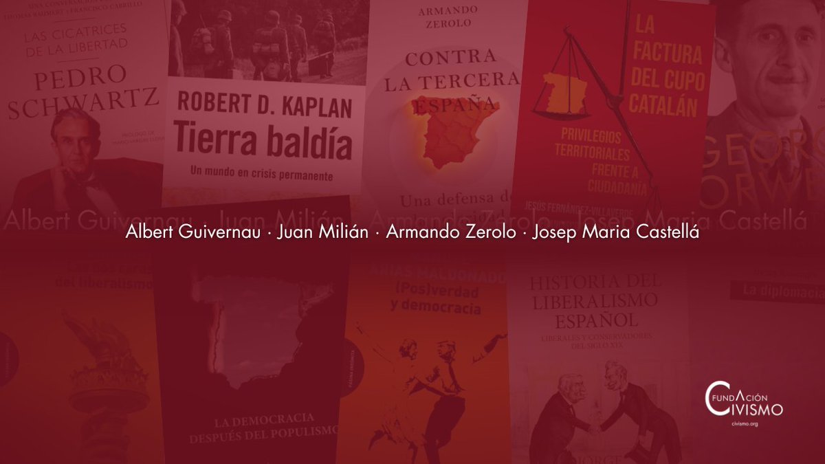 Fundación Civismo (@civismof) on Twitter photo 🖋️ Detrás de cada recomendación hay una lectura atenta y una mirada crítica. Gracias a nuestros reseñistas <a href="/albertguivernau/">Albert Guivernau</a>, <a href="/JuanMilian/">Juan Milián</a>, <a href="/azeroloduran/">Armando Zerolo Durán</a> y Josep Maria Castellà por acercarnos estos libros con claridad y rigor.
📚 Consulta la selección completa en 🖋️ Detrás de cada recomendación hay una lectura atenta y una mirada crítica. Gracias a nuestros reseñistas <a href="/albertguivernau/">Albert Guivernau</a>, <a href="/JuanMilian/">Juan Milián</a>, <a href="/azeroloduran/">Armando Zerolo Durán</a> y Josep Maria Castellà por acercarnos estos libros con claridad y rigor.
📚 Consulta la selección completa en