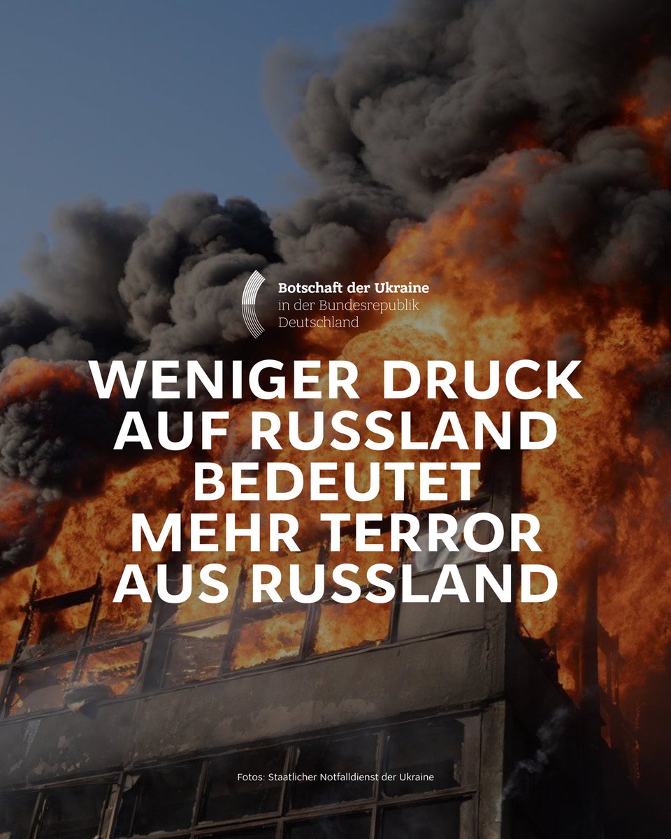 UKRinDEU's tweet image. Heute Nacht war Kyjiw erneut unter massivem Beschuss. Ziele — zivile Wohnhäuser.
Weniger Druck auf Russland bedeutet mehr Terror — mehr zerstörte Häuser und mehr zerstörte Leben.
Nur wenn der Aggressor Konsequenzen spürt, wird er gezwungen sein, den Terror zu stoppen.