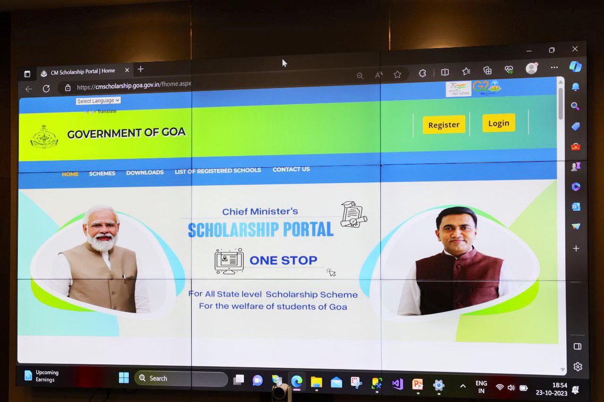 Dm20Rahul's tweet photo. Because of the CM Scholarship Scheme, financial constraints no longer block bright futures. Thank you @DrPramodPSawant!
#CMScholarship
#SwayampurnaGoa https://t.co/NCyTvx7nsb