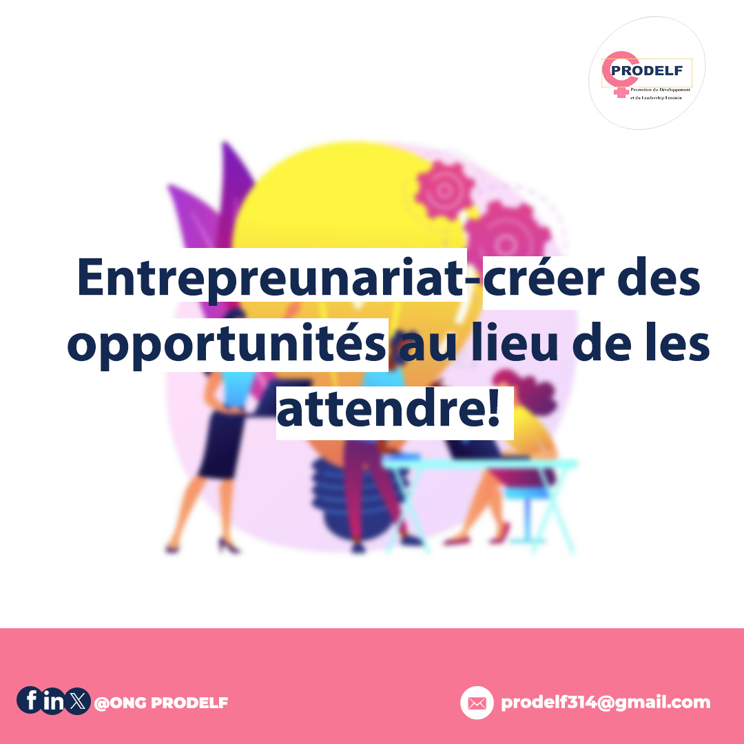 ONGProdelf's tweet photo. 𝗘𝗻𝘁𝗿𝗲𝗽𝗿𝗲𝗻𝗲𝘂𝗿𝗶𝗮𝘁 – 𝗖𝗿𝗲́𝗲𝗿 𝗱𝗲𝘀 𝗼𝗽𝗽𝗼𝗿𝘁𝘂𝗻𝗶𝘁𝗲́𝘀 𝗮𝘂 𝗹𝗶𝗲𝘂 𝗱𝗲 𝗹𝗲𝘀 𝗮𝘁𝘁𝗲𝗻𝗱𝗿𝗲 !

💼 Les jeunes peuvent être créateurs d’emplois !

🔍 Connaissez-vous un jeune entrepreneur inspirant ? Mentionnez-le en commentaire !
#JeunesEntrepreneurs https://t.co/KAgIXIqsyN